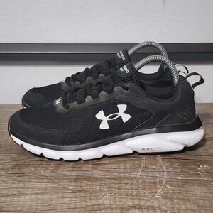 Under Armour Charged Assert 9 Women's Athletic Running Shoes Size 8 Black